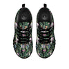 Birds Hawaiian Tropical Print Pattern Black Sneaker-grizzshop