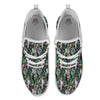 Birds Hawaiian Tropical Print Pattern White Athletic Shoes-grizzshop