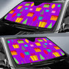 Birthday Pattern Print Car Sun Shade-grizzshop