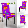 Birthday Pattern Print Chair Cover-grizzshop