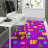 Birthday Pattern Print Floor Mat-grizzshop