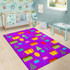 Birthday Pattern Print Floor Mat-grizzshop