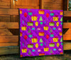 Birthday Pattern Print Quilt-grizzshop