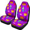 Birthday Pattern Print Universal Fit Car Seat Covers-grizzshop