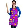 Birthday Pattern Print Women's Apron-grizzshop