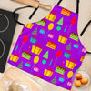 Birthday Pattern Print Women's Apron-grizzshop