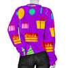 Birthday Pattern Print Women's Sweatshirt-grizzshop