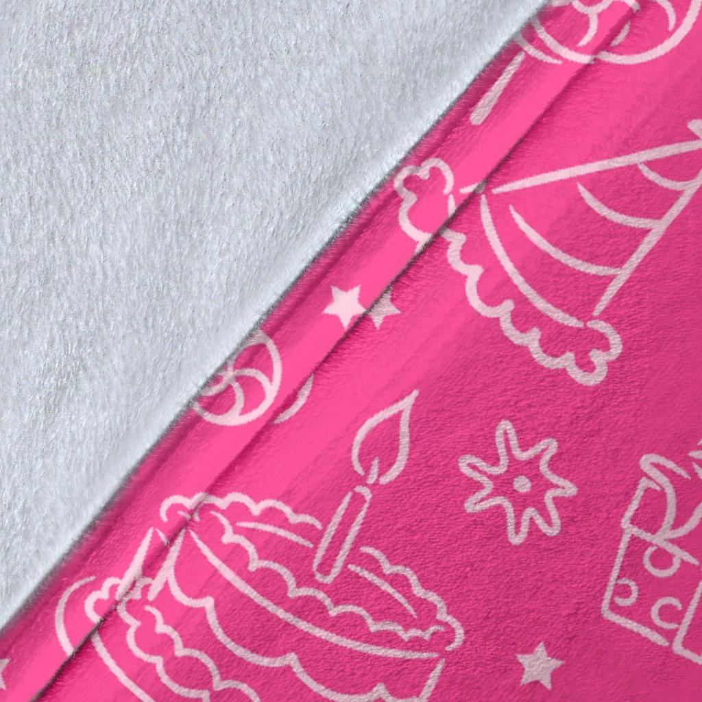 Birthday Print Pattern Blanket-grizzshop