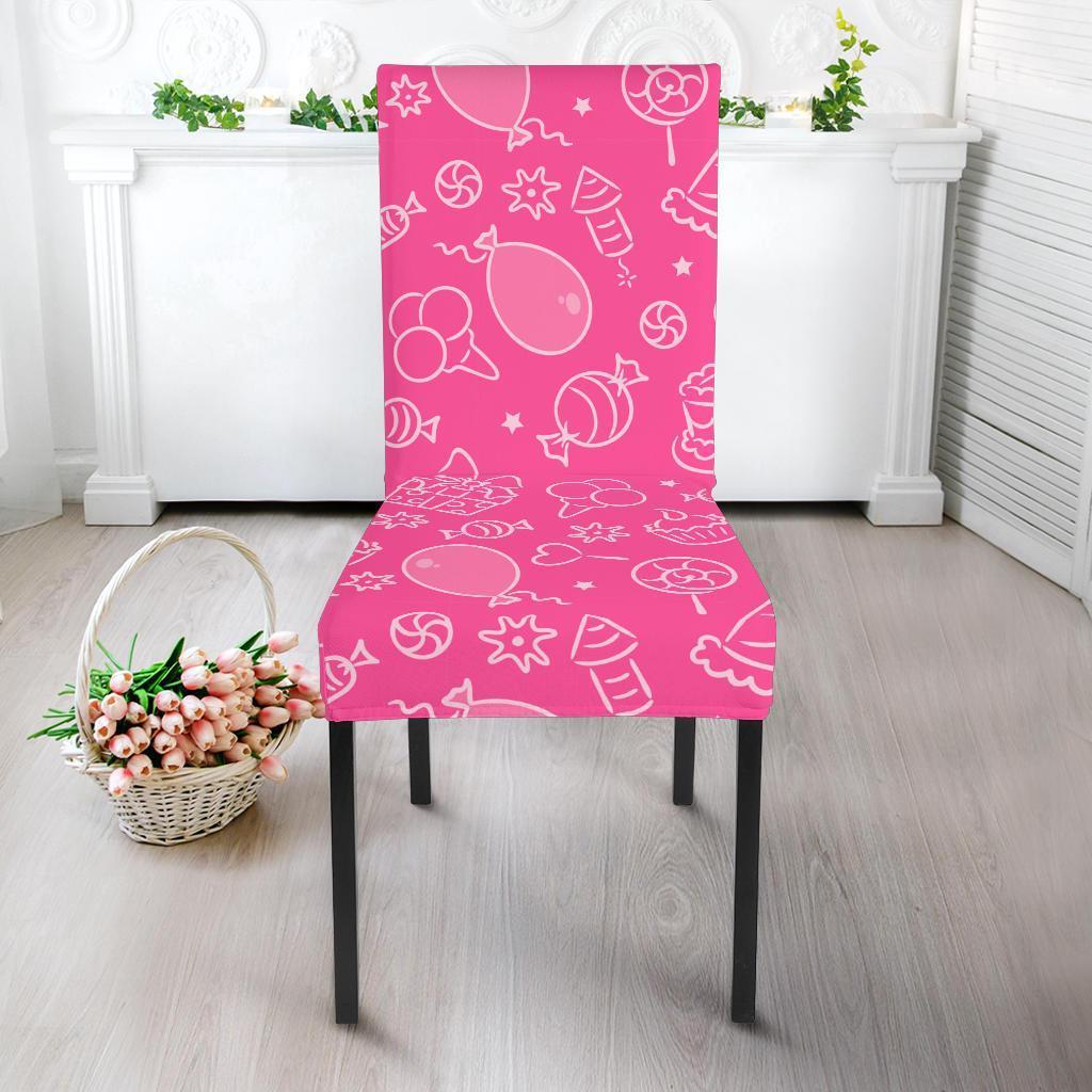 Birthday Print Pattern Chair Cover-grizzshop