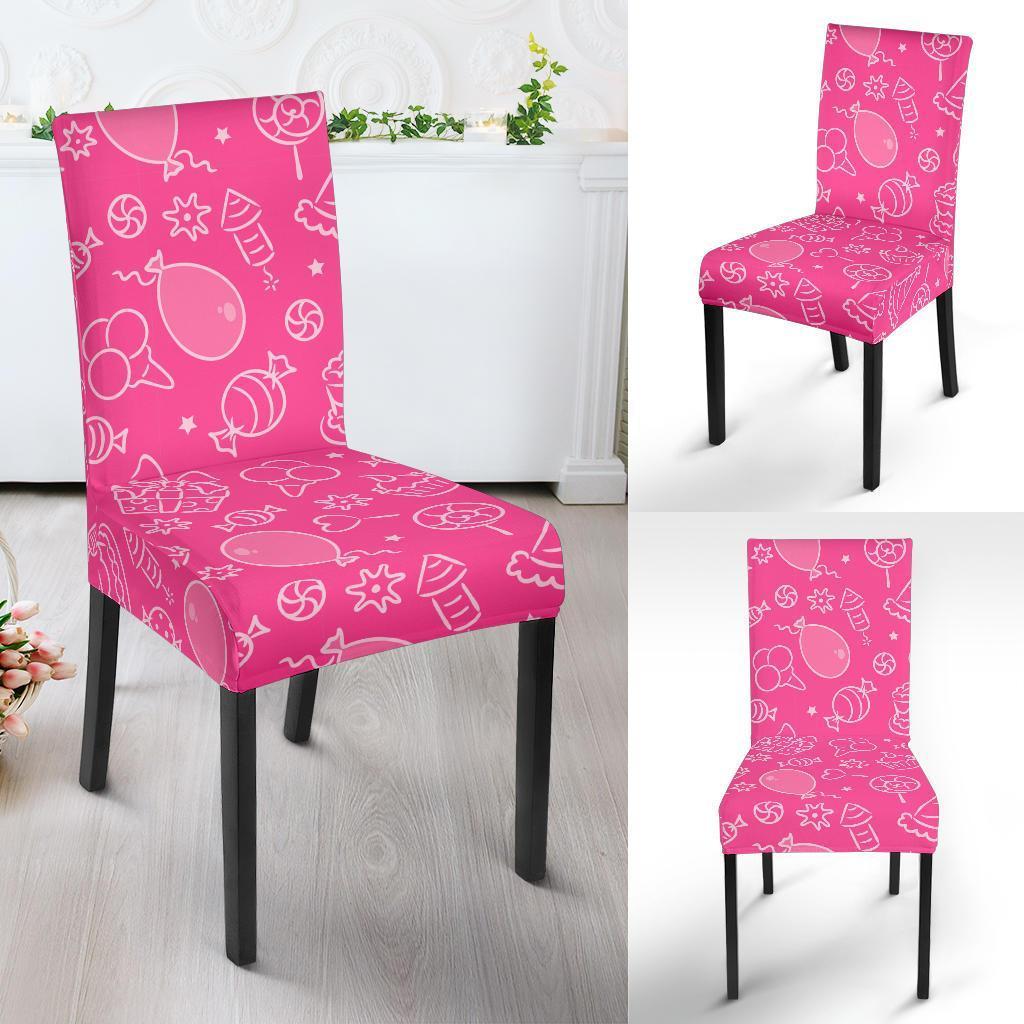 Birthday Print Pattern Chair Cover-grizzshop