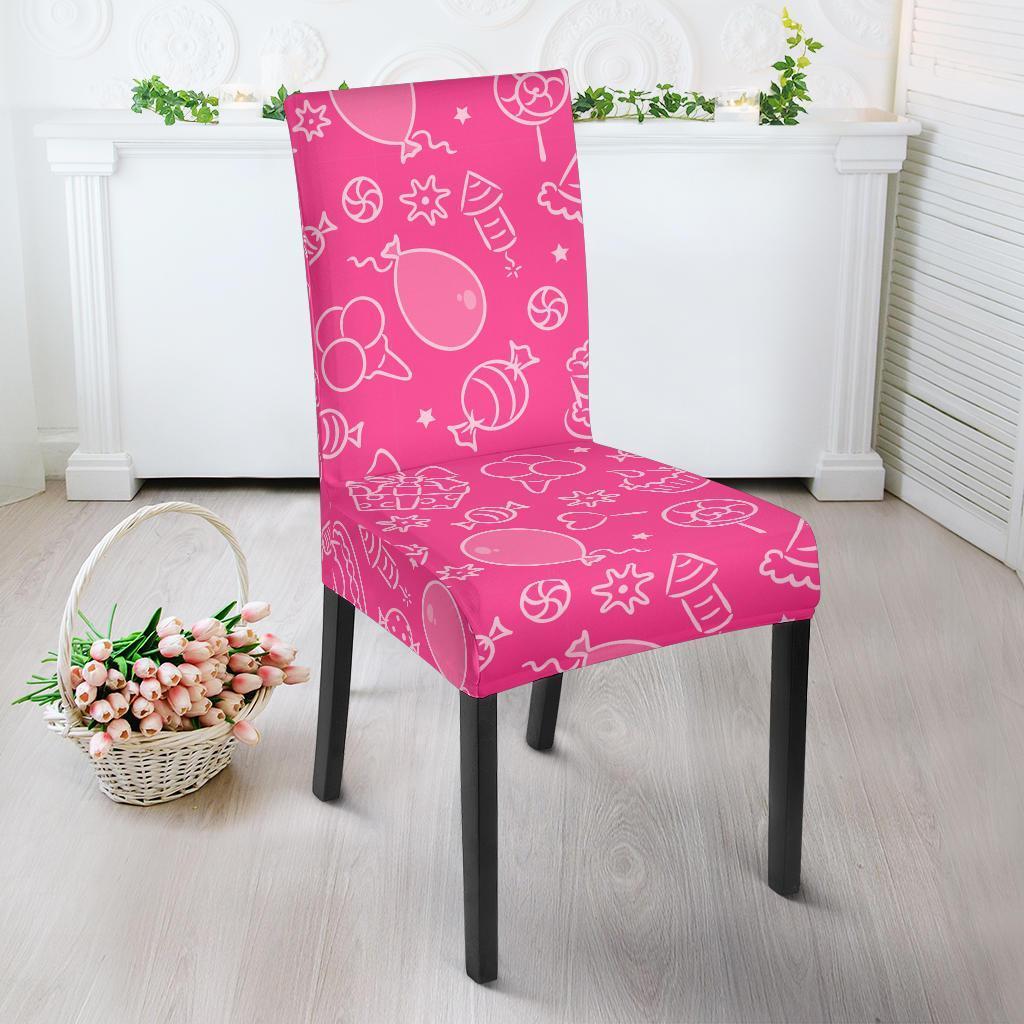 Birthday Print Pattern Chair Cover-grizzshop