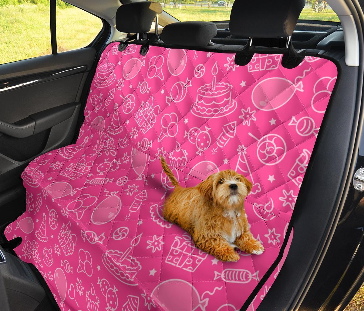 Birthday Print Pattern Pet Car Seat Cover-grizzshop