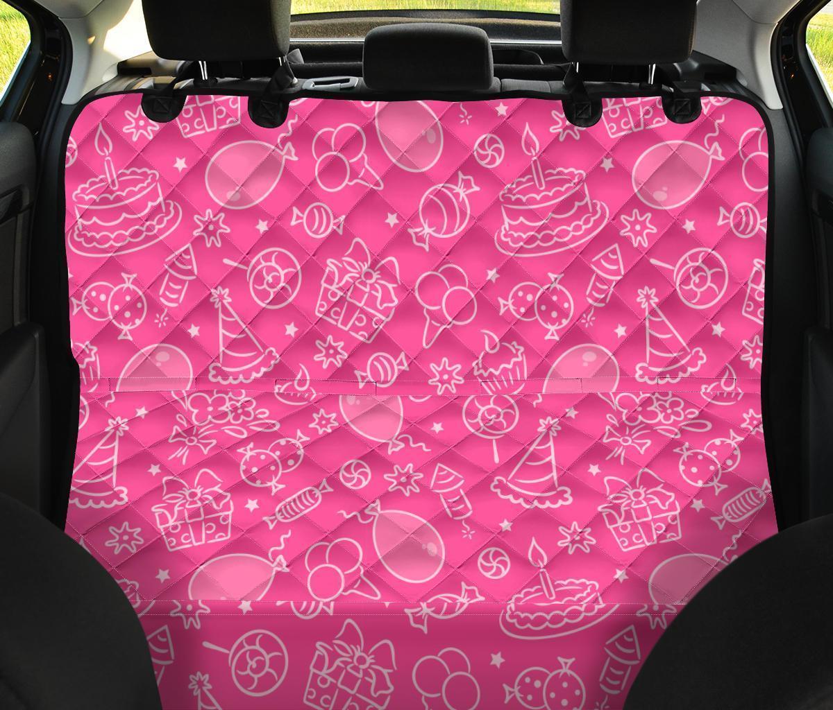 Birthday Print Pattern Pet Car Seat Cover-grizzshop