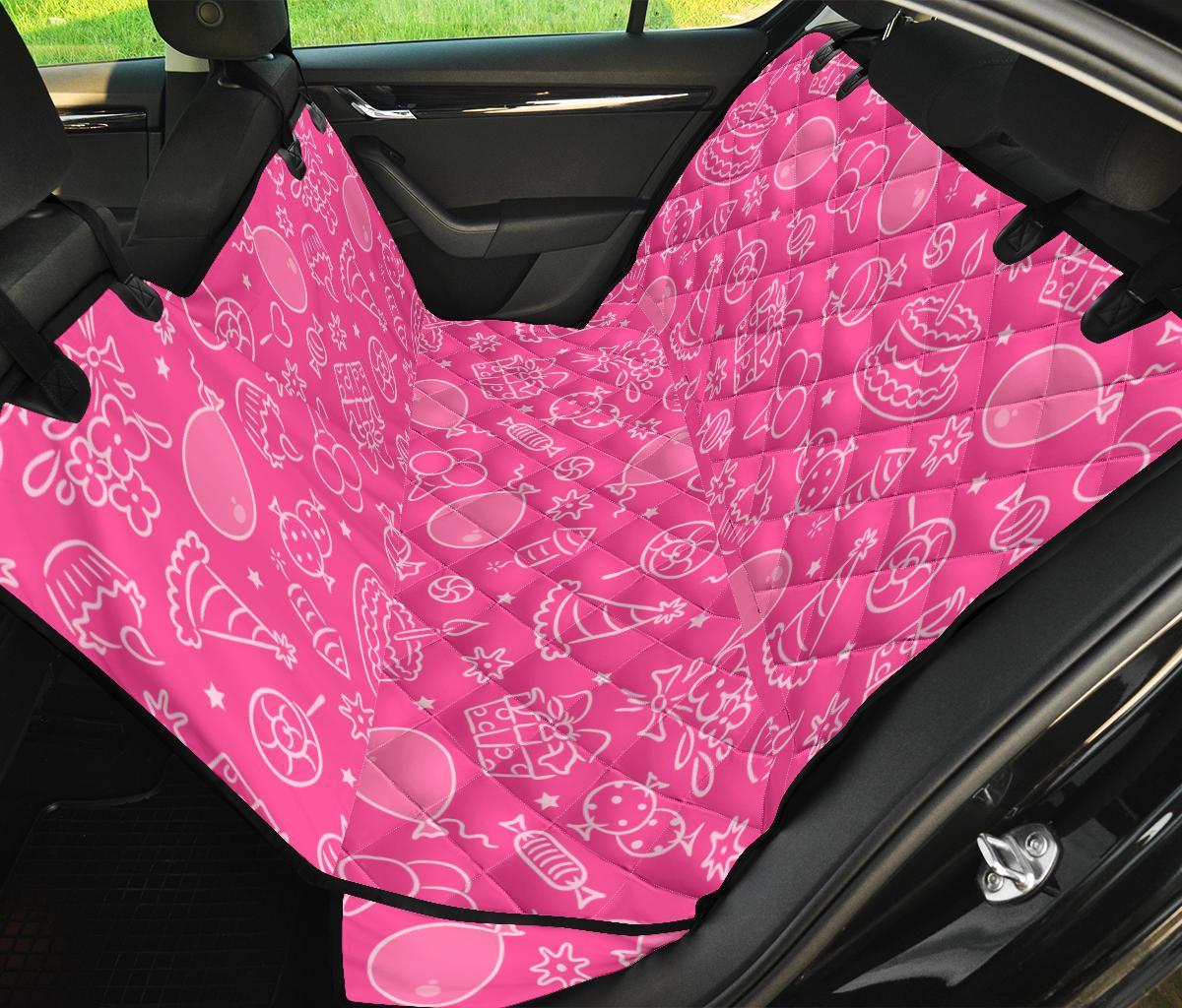 Birthday Print Pattern Pet Car Seat Cover-grizzshop