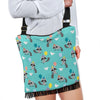 Birthday Raccoon Pattern Print Crossbody Bags-grizzshop