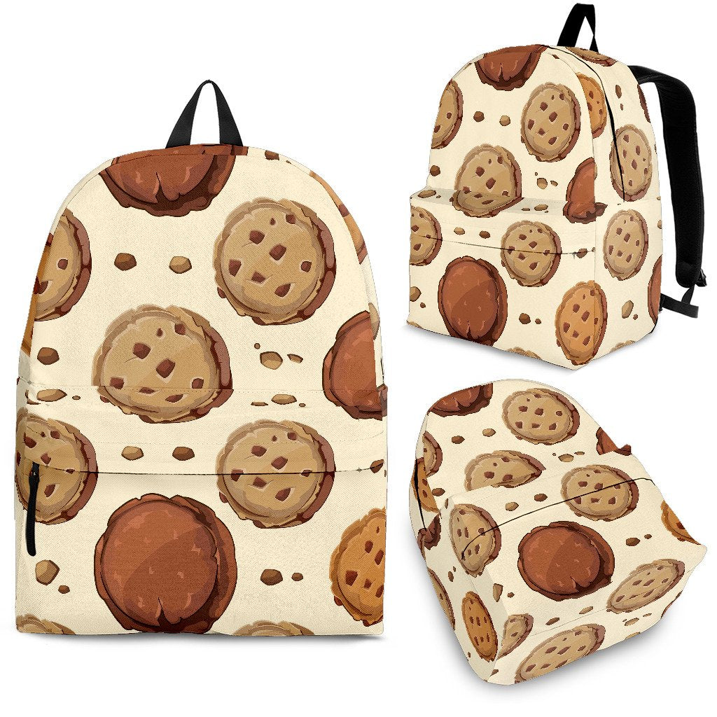 Biscuit Cookie Pattern Print Backpack-grizzshop