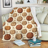 Biscuit Cookie Pattern Print Blanket-grizzshop