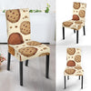 Biscuit Cookie Pattern Print Chair Cover-grizzshop