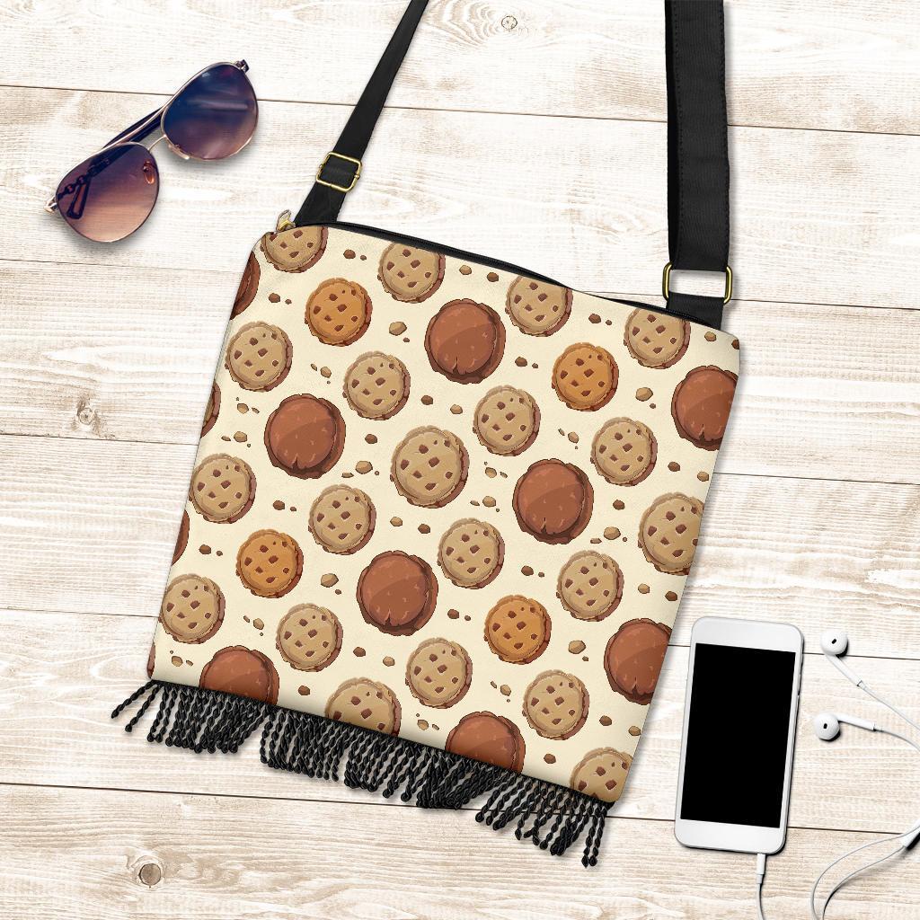 Biscuit Cookie Pattern Print Crossbody bags-grizzshop