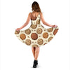 Biscuit Cookie Pattern Print Dress-grizzshop