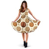 Biscuit Cookie Pattern Print Dress-grizzshop