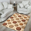 Biscuit Cookie Pattern Print Floor Mat-grizzshop