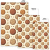 Biscuit Cookie Pattern Print Floor Mat-grizzshop