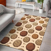 Biscuit Cookie Pattern Print Floor Mat-grizzshop