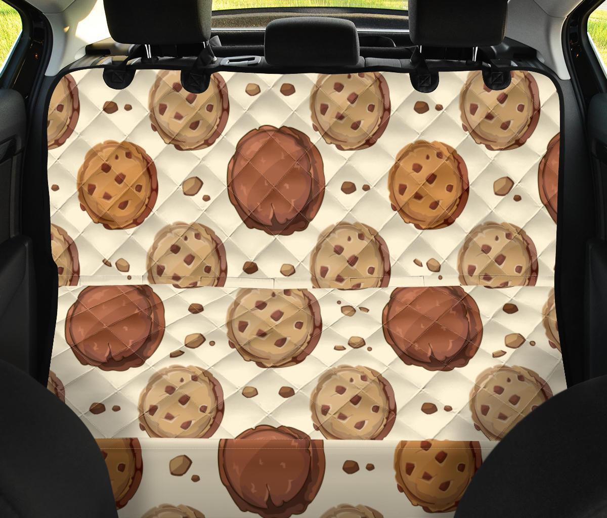 Biscuit Cookie Pattern Print Pet Car Seat Cover-grizzshop