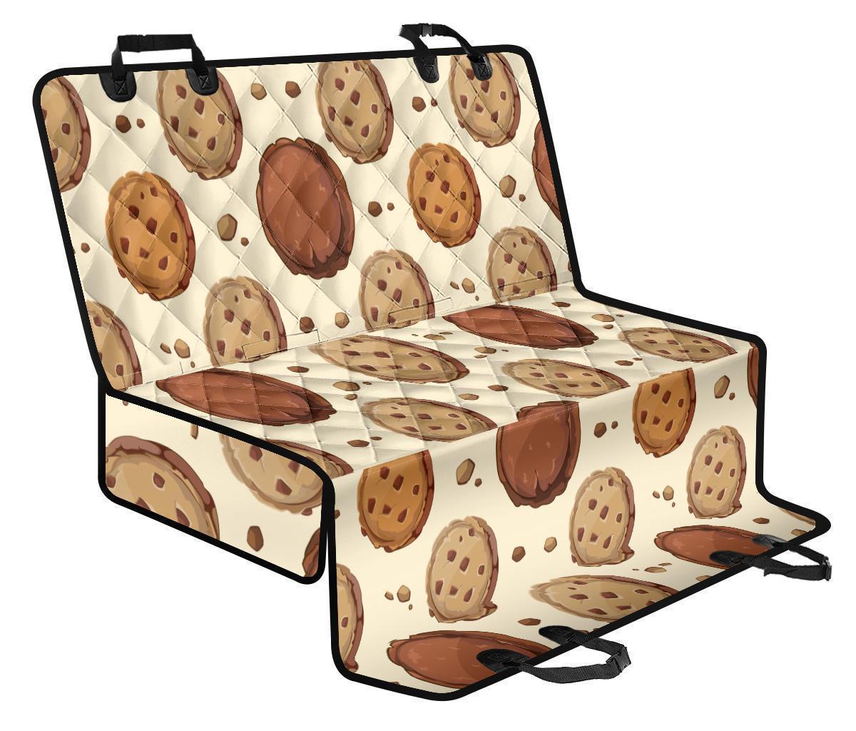 Biscuit Cookie Pattern Print Pet Car Seat Cover-grizzshop