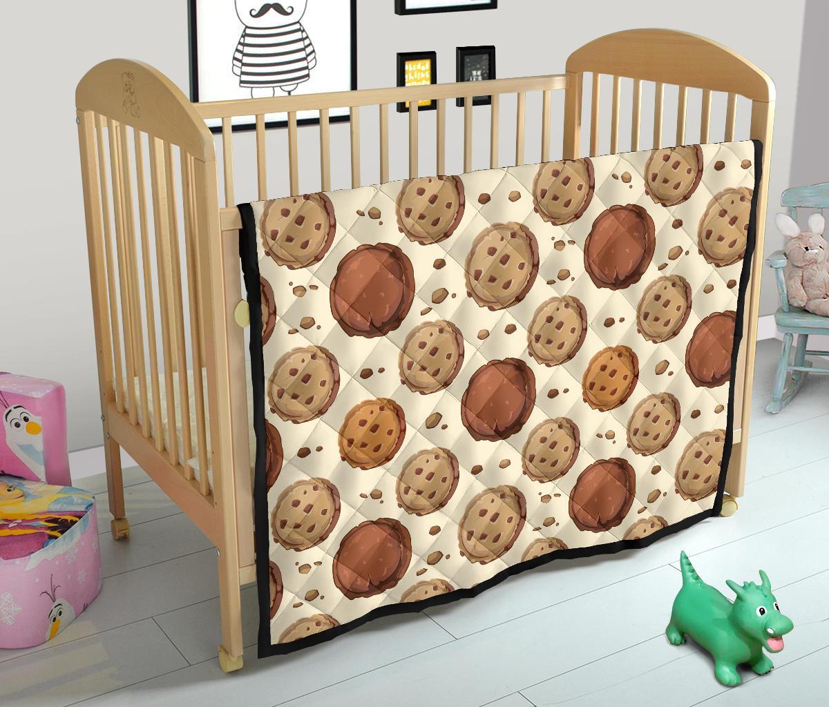 Biscuit Cookie Pattern Print Quilt-grizzshop