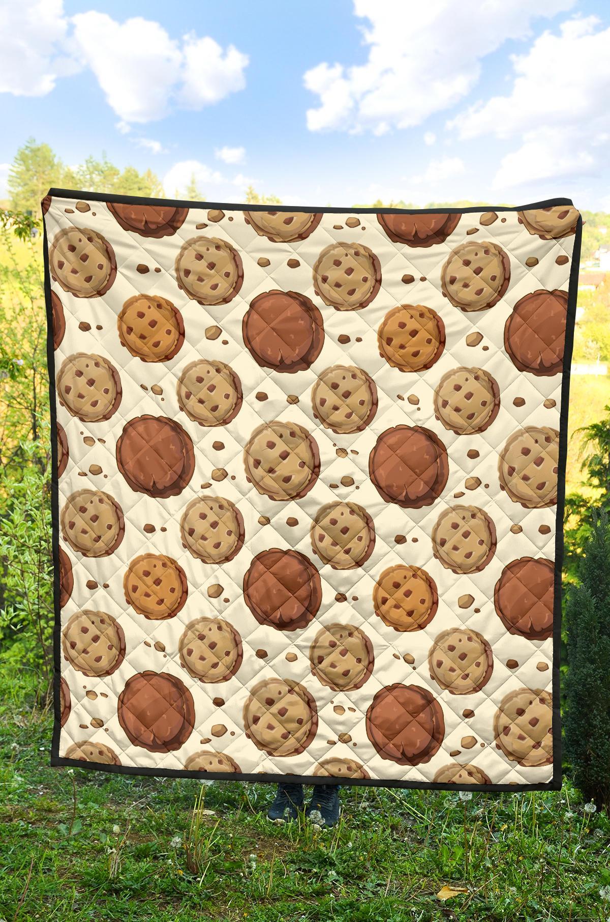 Biscuit Cookie Pattern Print Quilt-grizzshop
