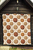 Biscuit Cookie Pattern Print Quilt-grizzshop