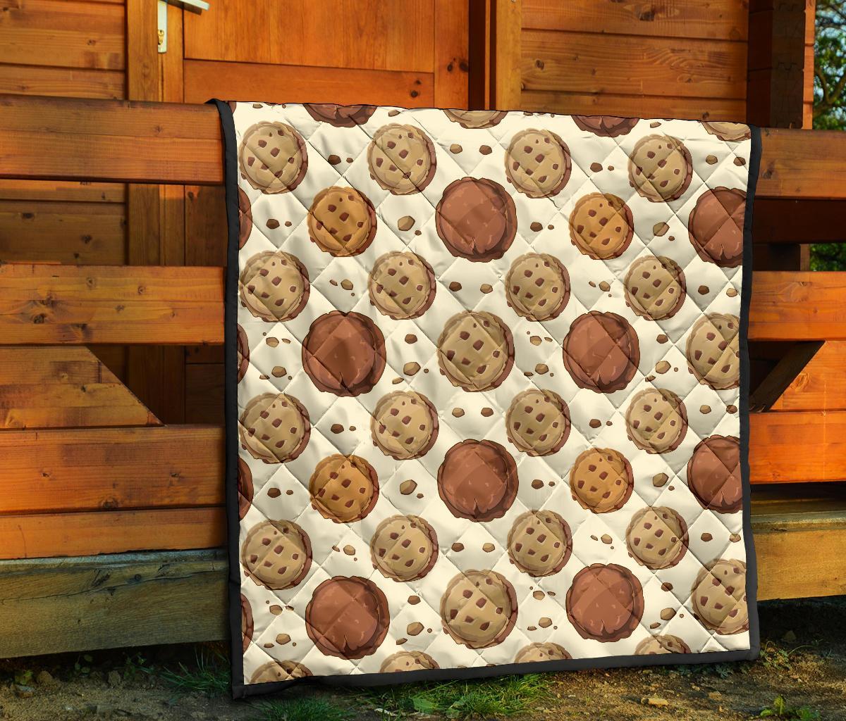 Biscuit Cookie Pattern Print Quilt-grizzshop