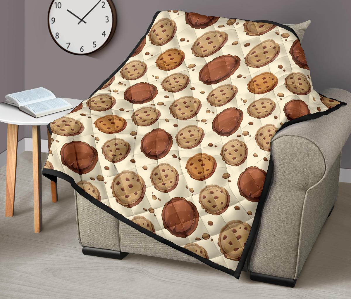 Biscuit Cookie Pattern Print Quilt-grizzshop
