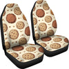 Biscuit Cookie Pattern Print Universal Fit Car Seat Covers-grizzshop