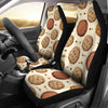 Biscuit Cookie Pattern Print Universal Fit Car Seat Covers-grizzshop