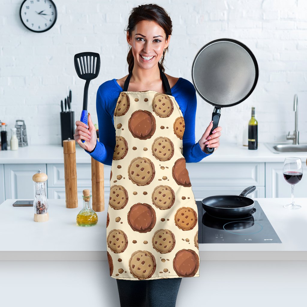 Biscuit Cookie Pattern Print Women's Apron-grizzshop