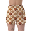 Biscuit Cookie Pattern Print Women's Shorts-grizzshop