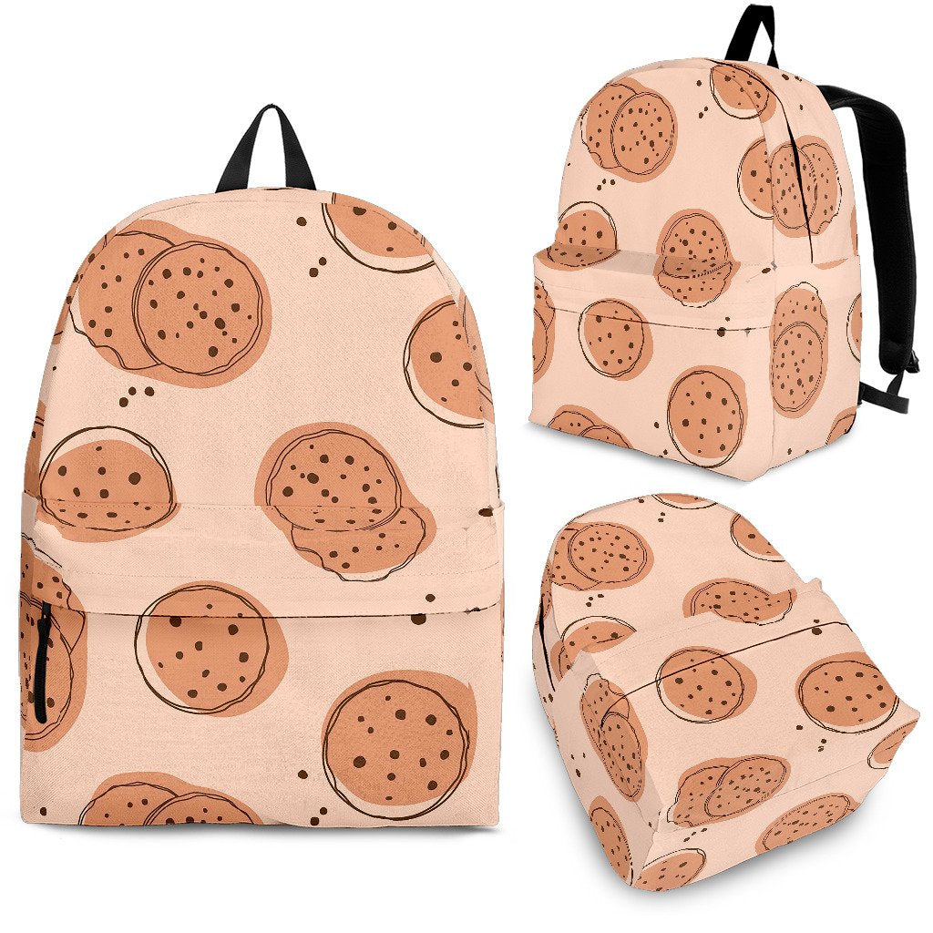 Biscuit Cookie Print Pattern Backpack-grizzshop