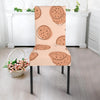 Biscuit Cookie Print Pattern Chair Cover-grizzshop