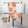 Biscuit Cookie Print Pattern Chair Cover-grizzshop