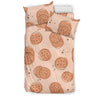 Biscuit Cookie Print Pattern Duvet Cover Bedding Set-grizzshop