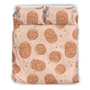 Biscuit Cookie Print Pattern Duvet Cover Bedding Set-grizzshop