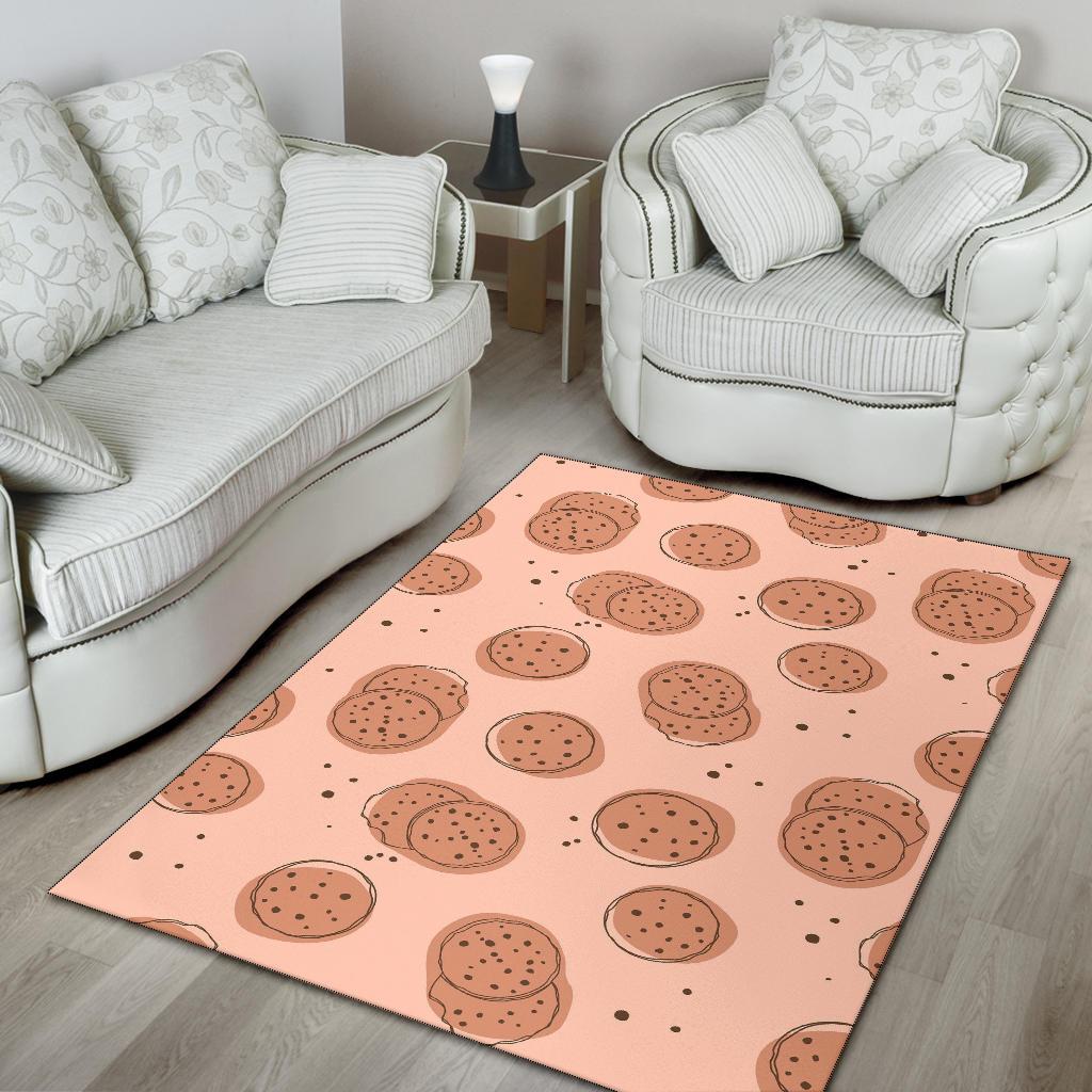 Biscuit Cookie Print Pattern Floor Mat-grizzshop