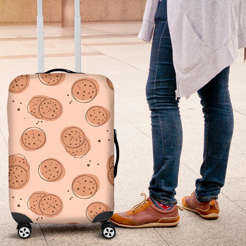 Biscuit Cookie Print Pattern Luggage Cover Protector-grizzshop