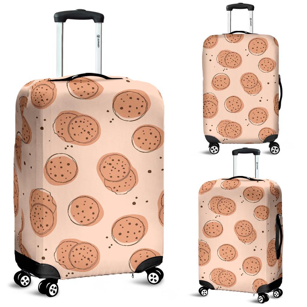 Biscuit Cookie Print Pattern Luggage Cover Protector-grizzshop