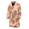 Biscuit Cookie Print Pattern Men Long Robe-grizzshop