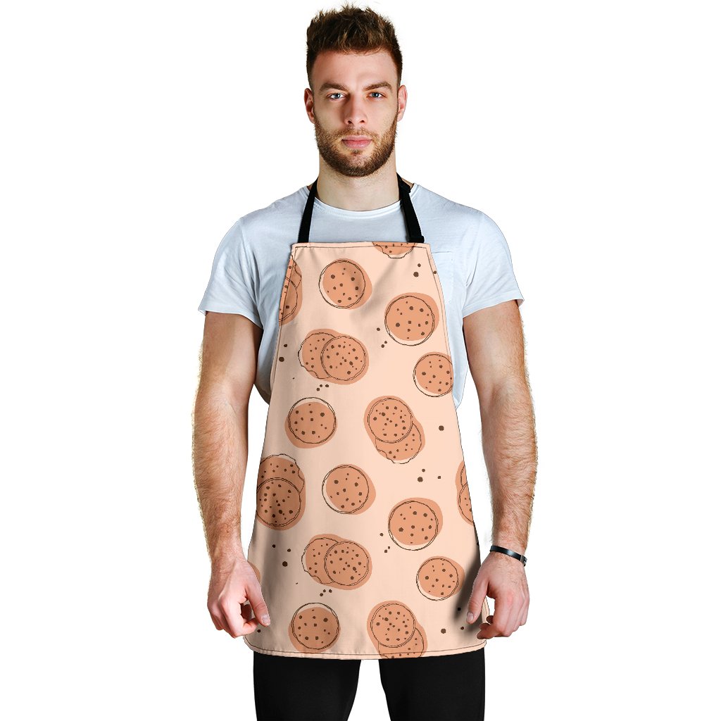 Biscuit Cookie Print Pattern Men's Apron-grizzshop
