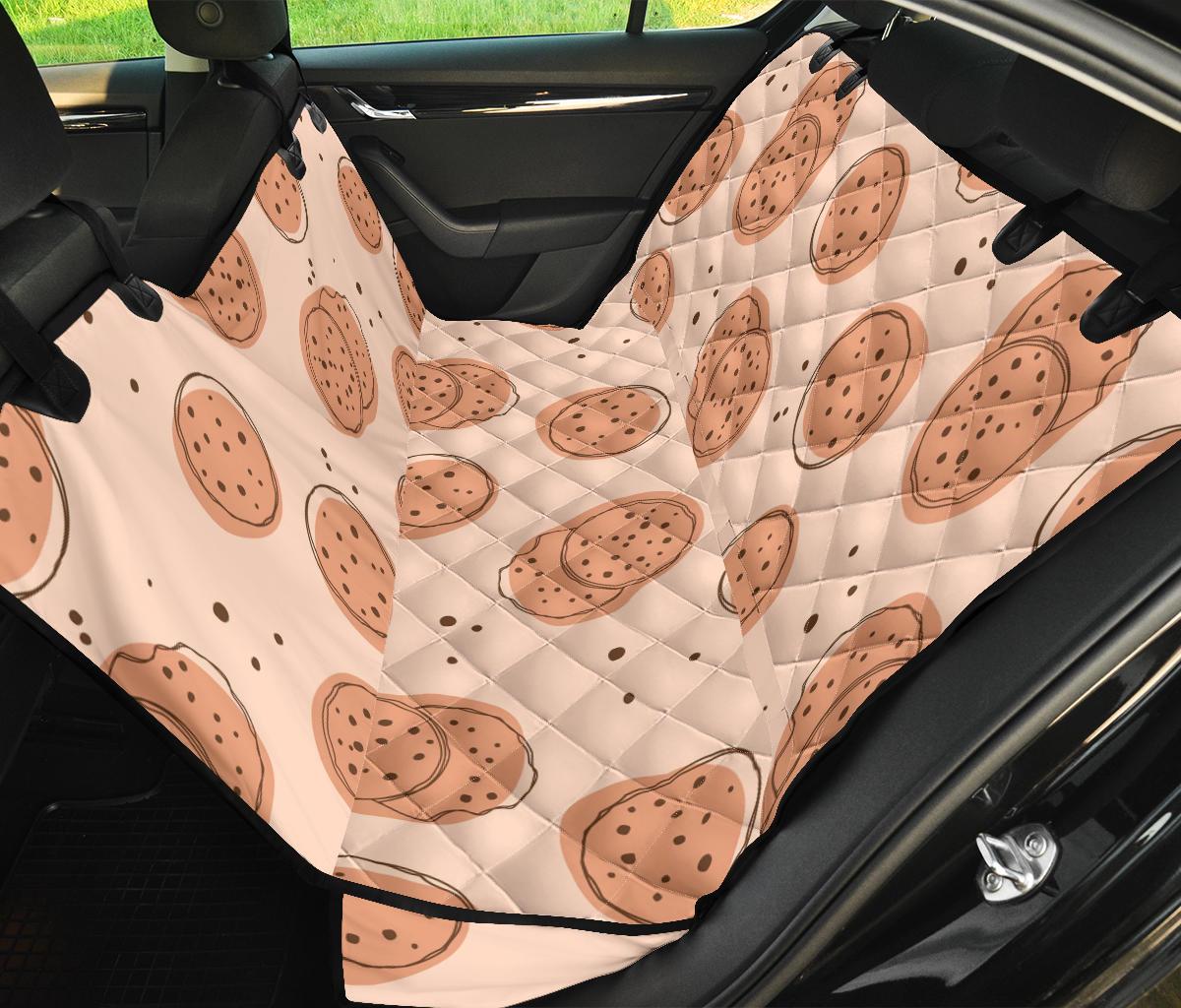 Biscuit Cookie Print Pattern Pet Car Seat Cover-grizzshop